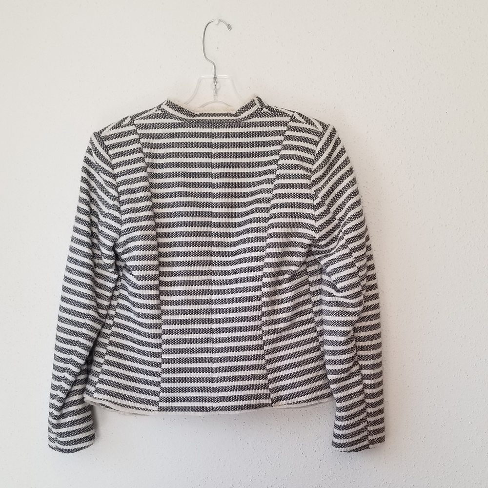 Striped Textured Blazer - Picture 2 of 7